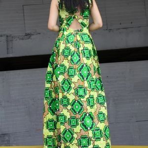 African print dress